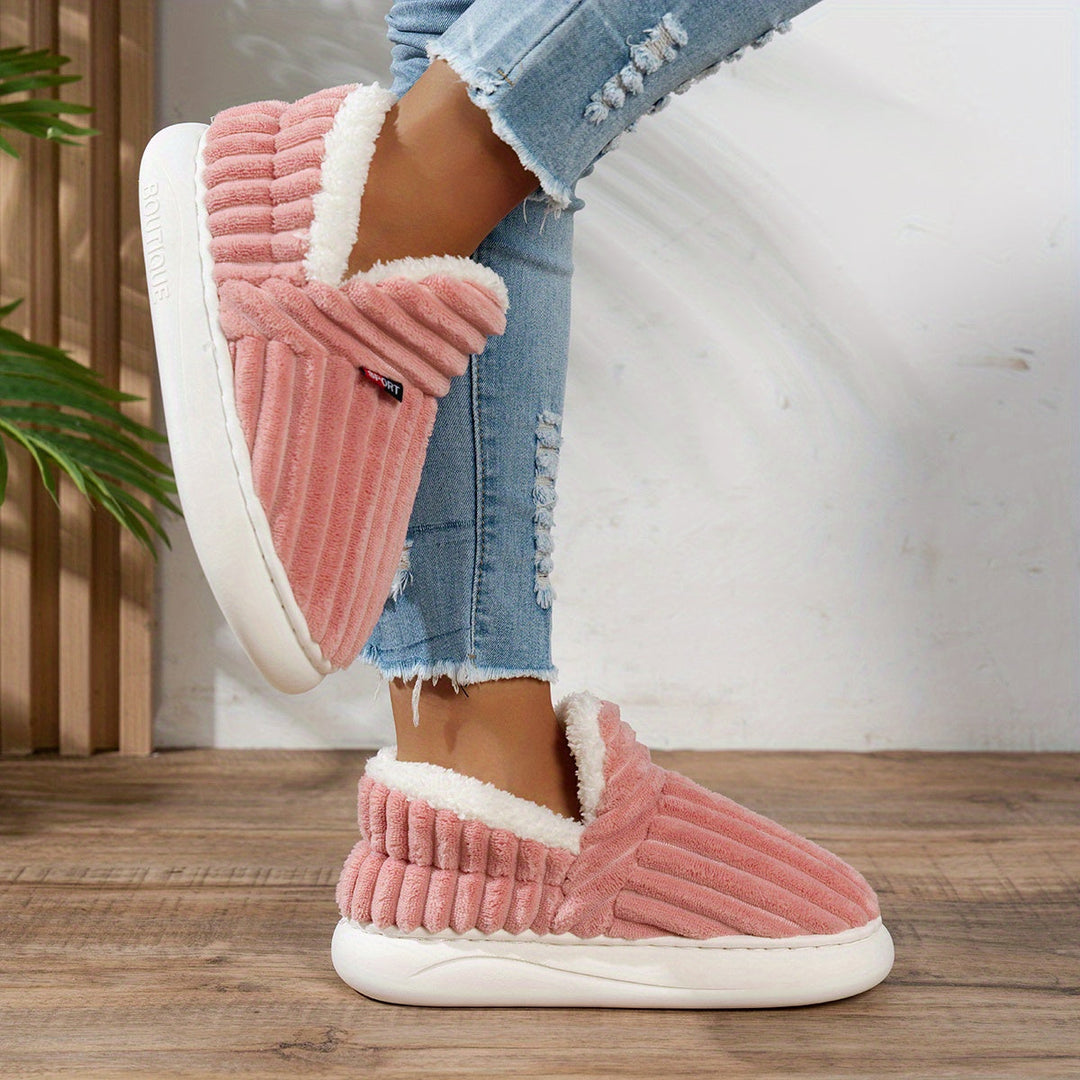 CozyStep Plush House Slippers