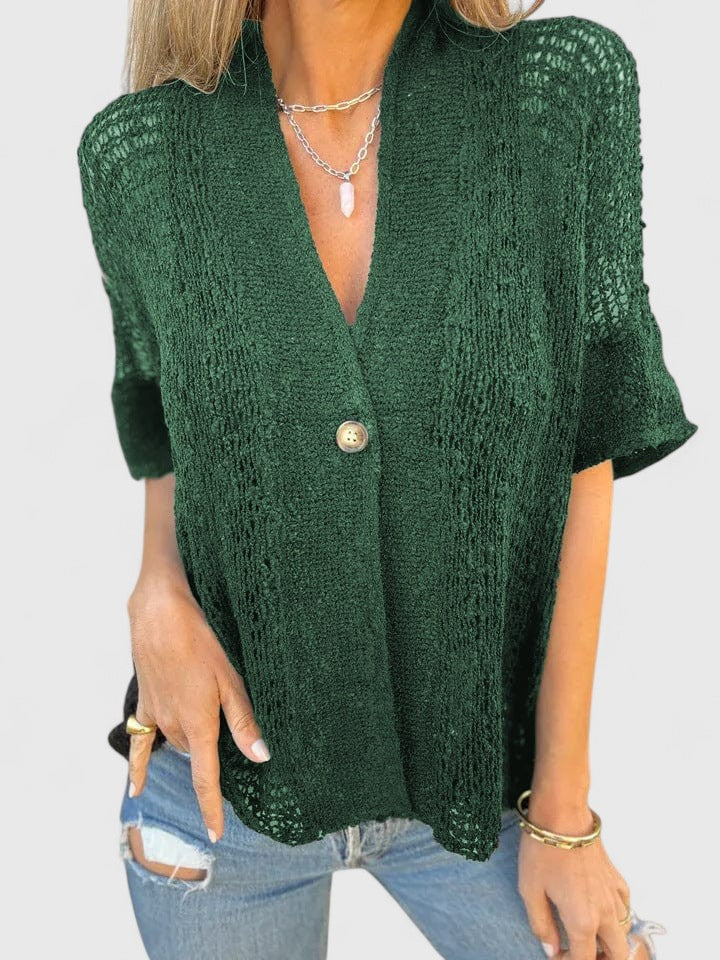 Clara | Elegant Knitted Shirt