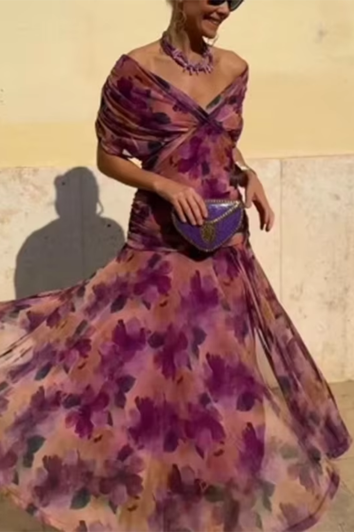 Lorenza™ | Elegant Maxi Wedding Guest Dress
