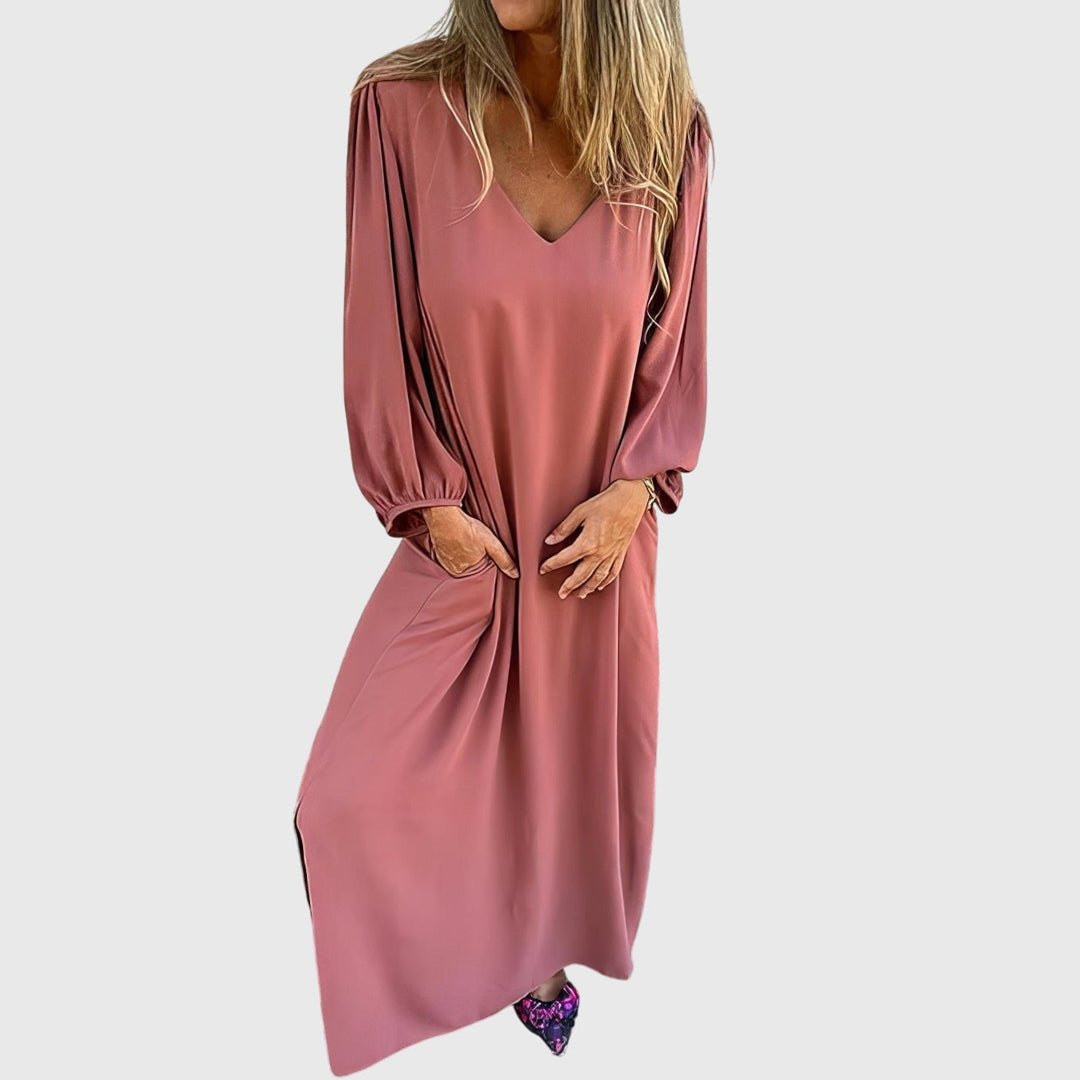 Clara | Long Boho Dress with Pockets