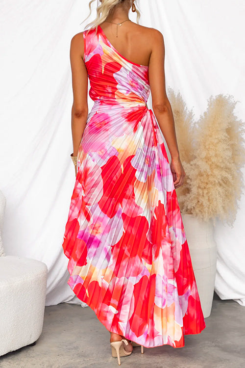 Fionnghuala | Tropical Print Evening Dress