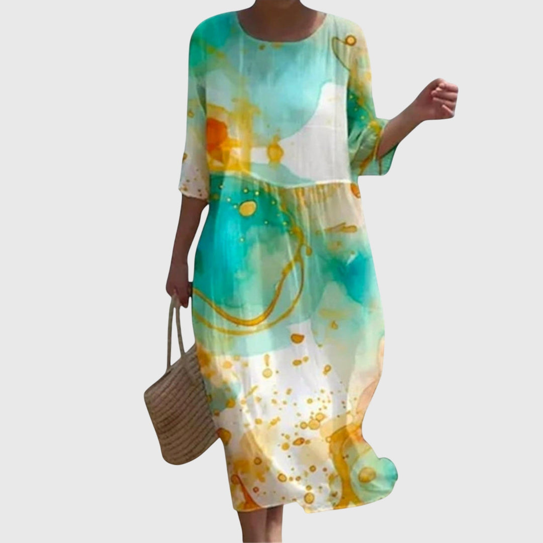 Clara | Stylish Floral Maxi Dress