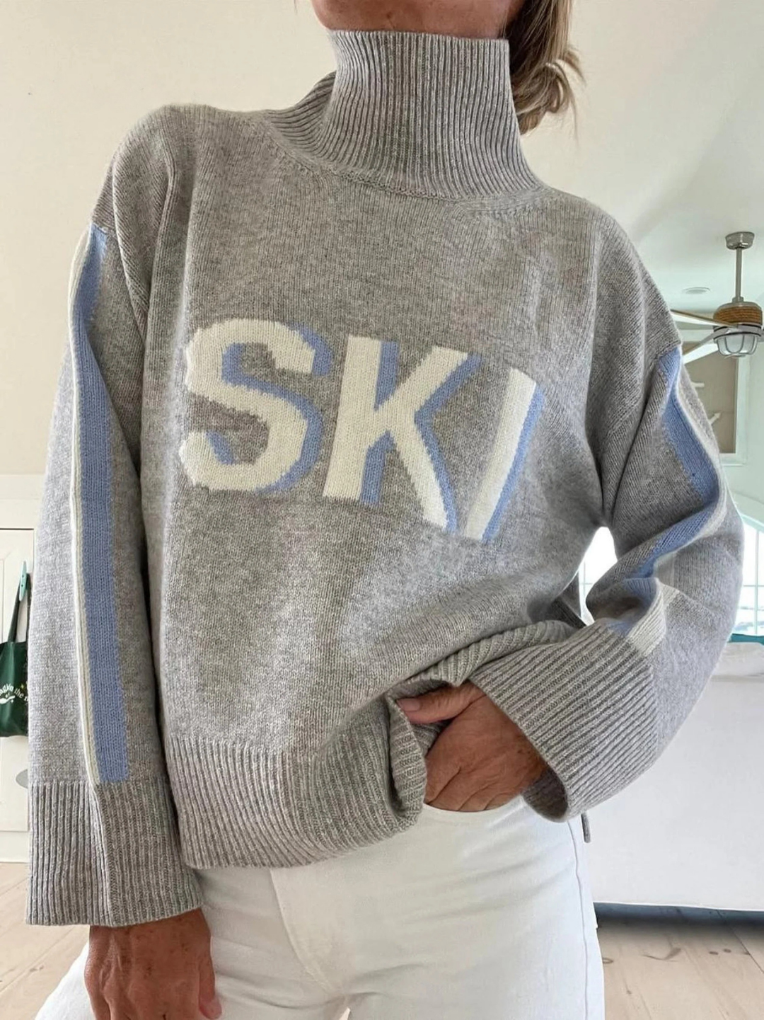 Daisy | Retro Turtleneck Ski Sweater