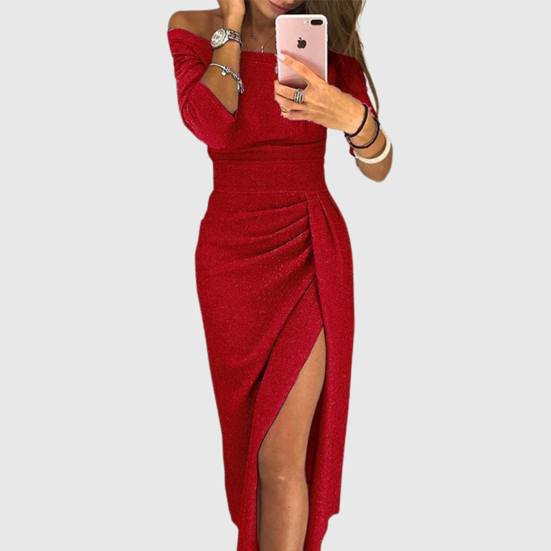 Báirbre | Halter Neck Maxi Dress