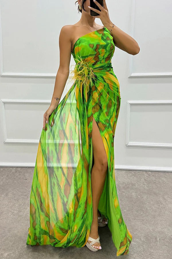 Aoibhe | Vibrant Draped Dress