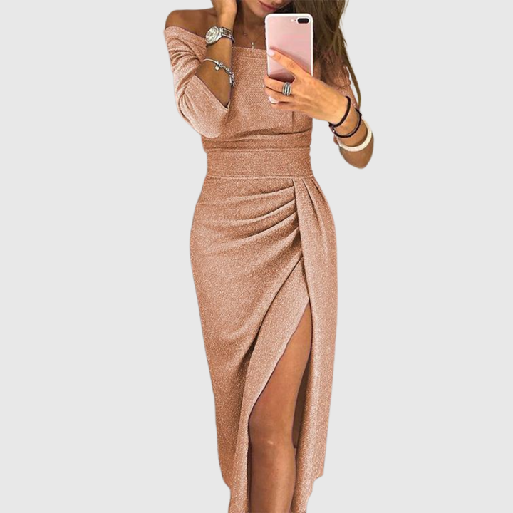 Báirbre | Halter Neck Maxi Dress