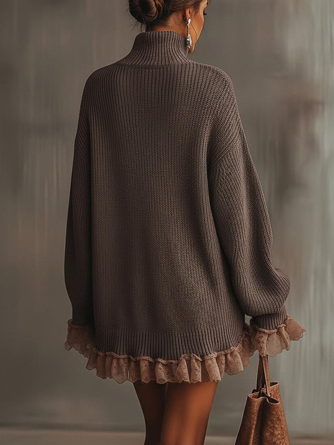 Nina - Ruffled Knit Dress
