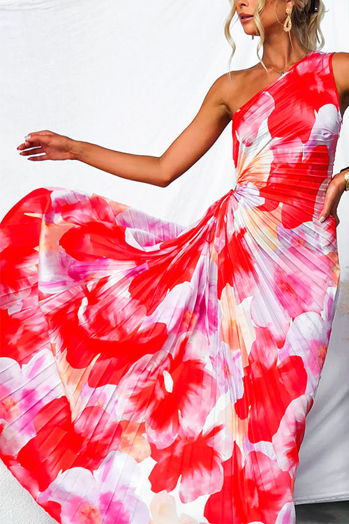 Fionnghuala | Tropical Print Evening Dress