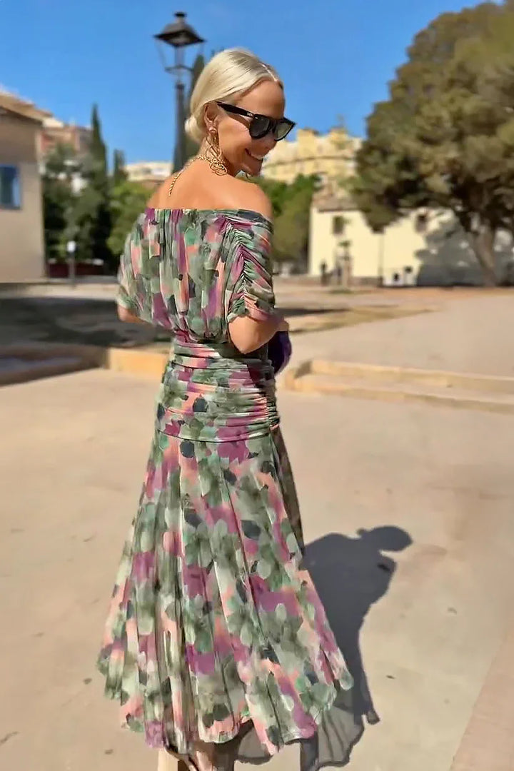 Lorenza™ | Elegant Maxi Wedding Guest Dress