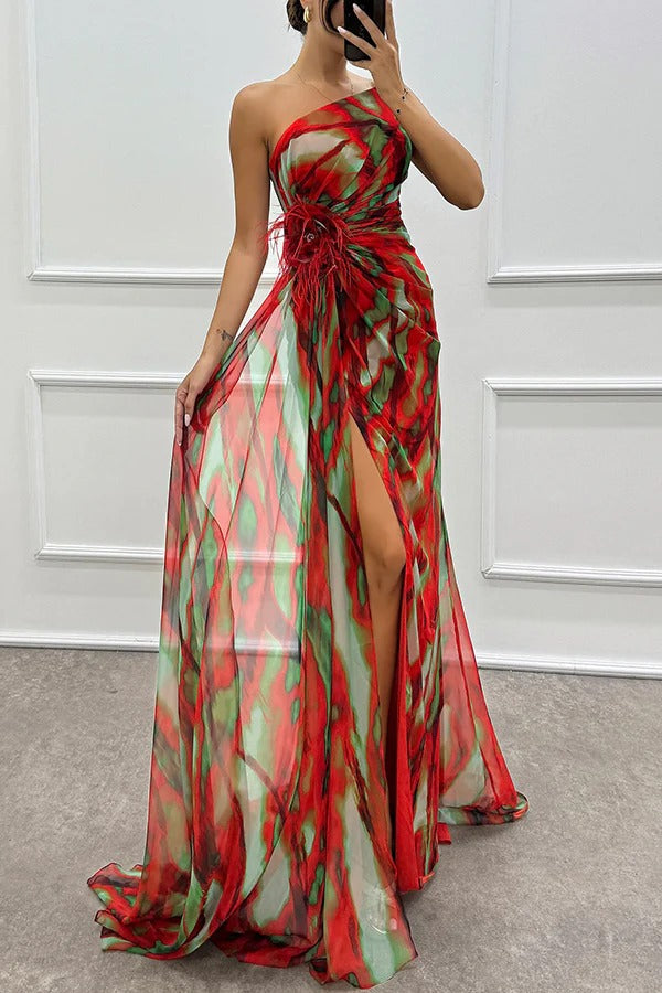 Aoibhe | Vibrant Draped Dress