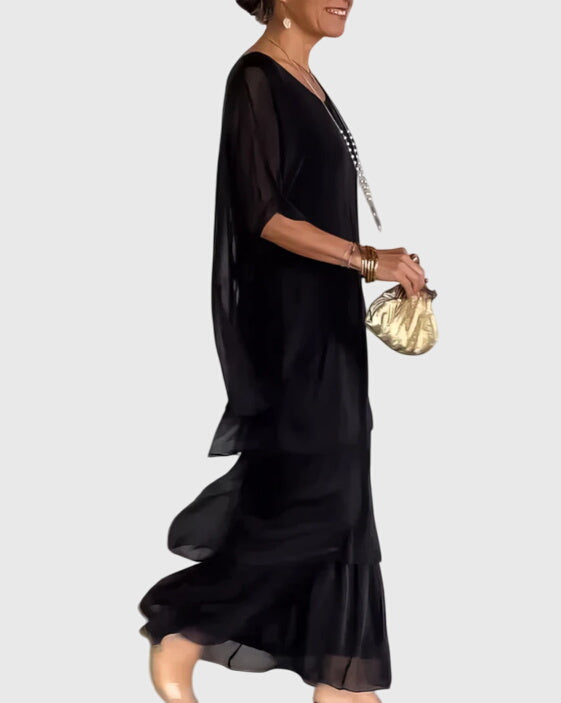 Clara | Long and Flowing Elegant Dress