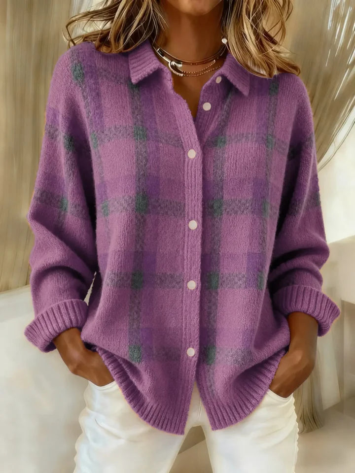 Laluna® | Retro Checked Sweater