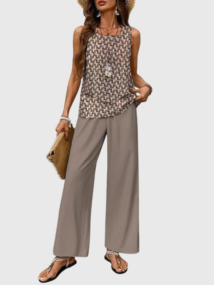 Clara | Elegant 2-Piece Summer Set