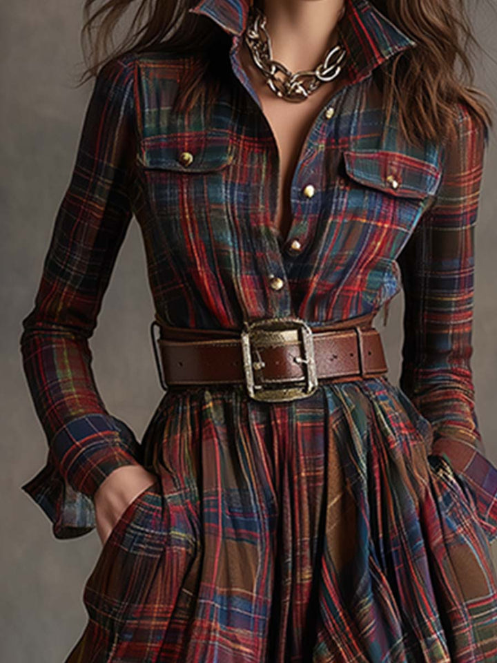 Mireline | Button-Up Shirt Dress