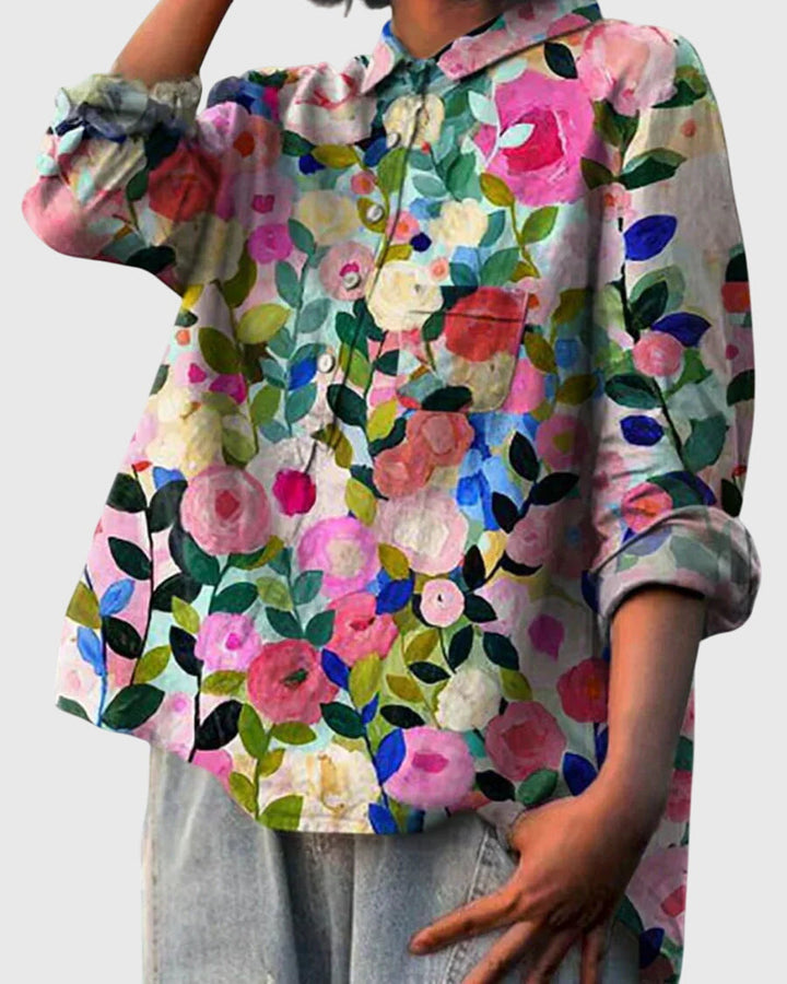 Clara | Floral Print Blouse