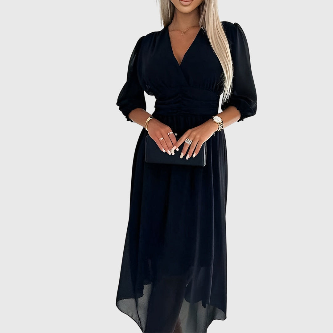 Clara | Lightweight Silky Chiffon Dress