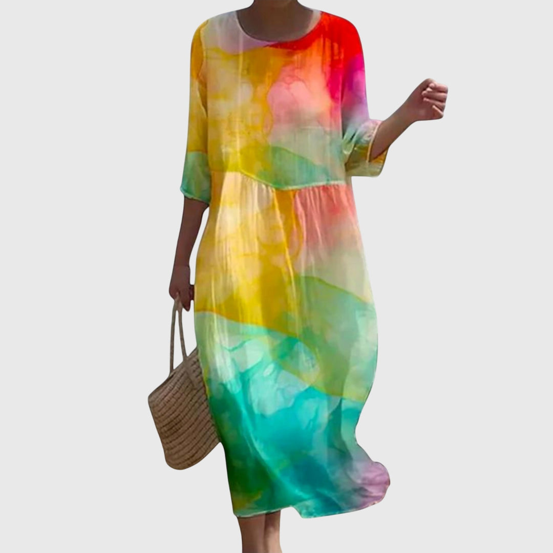 Clara | Stylish Floral Maxi Dress