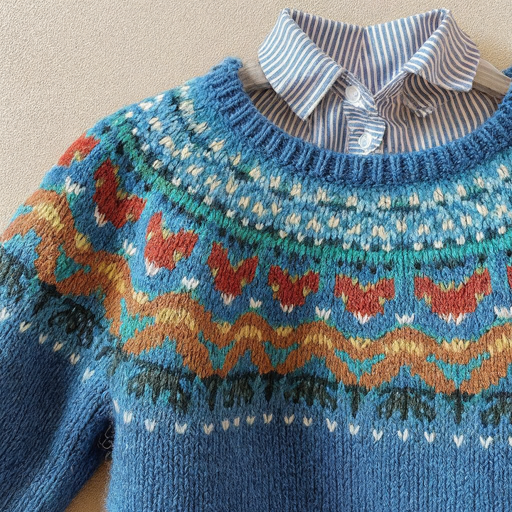 Velvo™ | Classic Vintage Knit Sweater