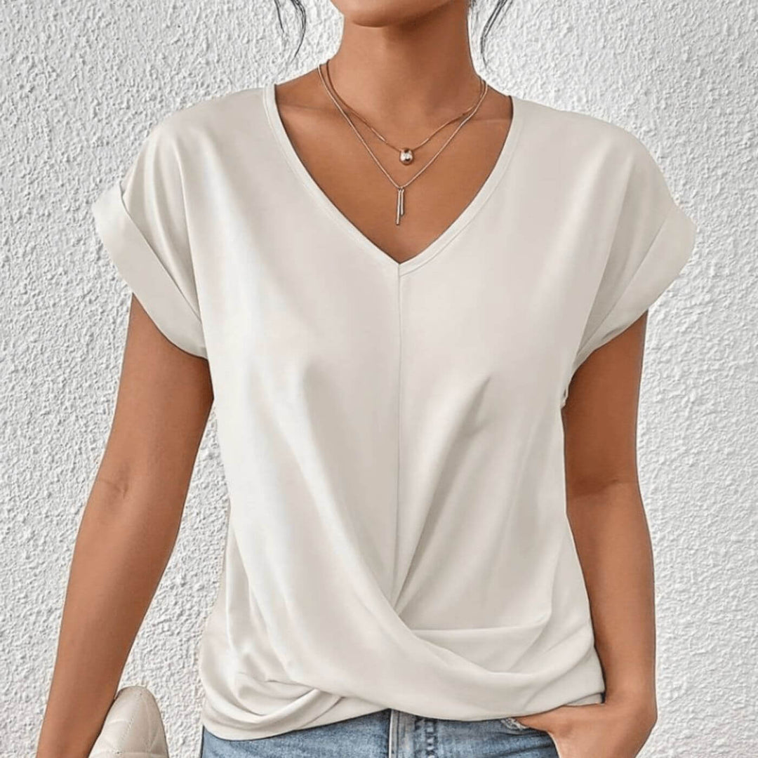 Claire | V-Neck Flattering Fit Top