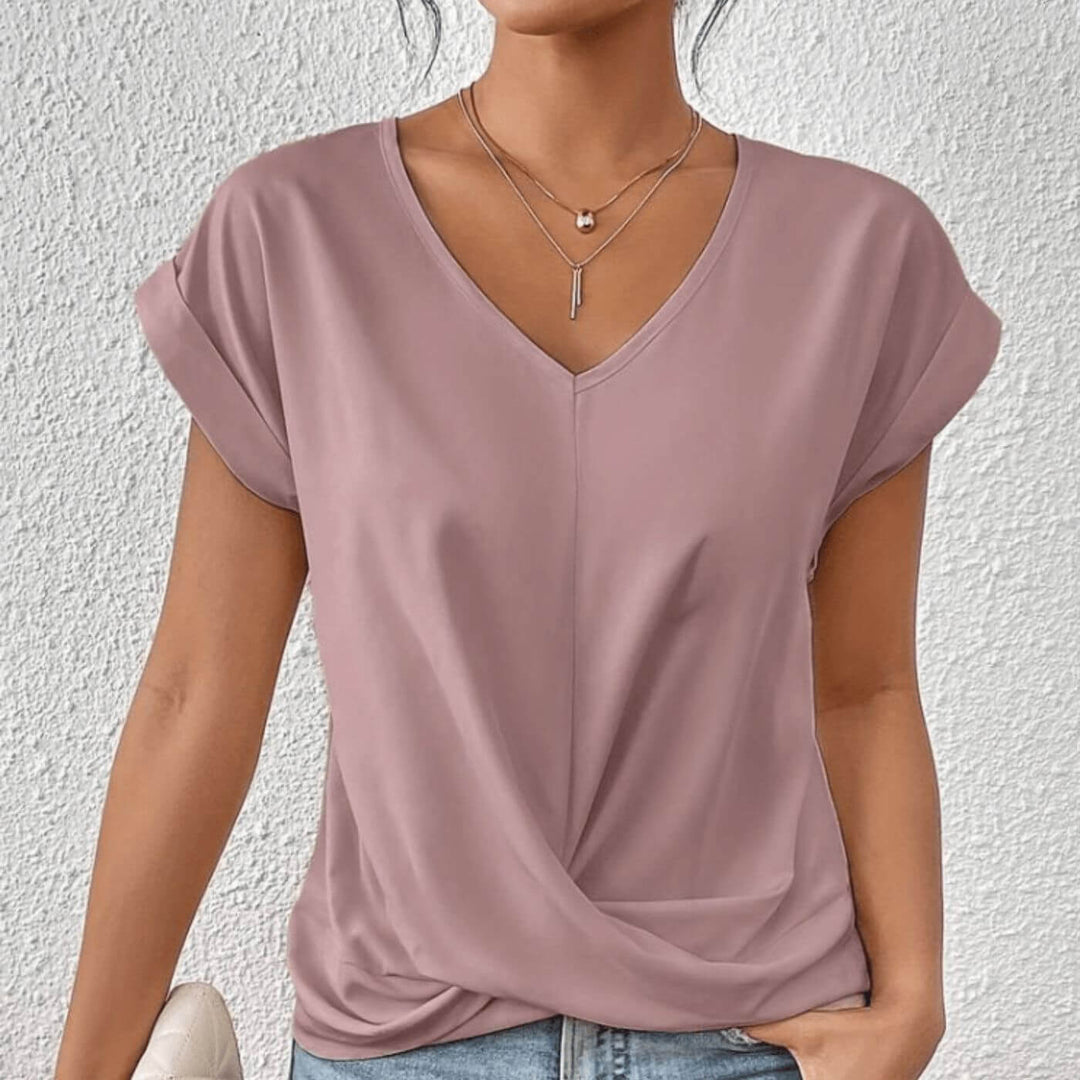 Claire | V-Neck Flattering Fit Top