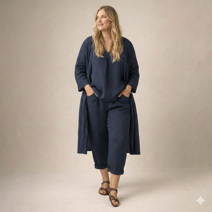 Marianne | Loose Linen Set