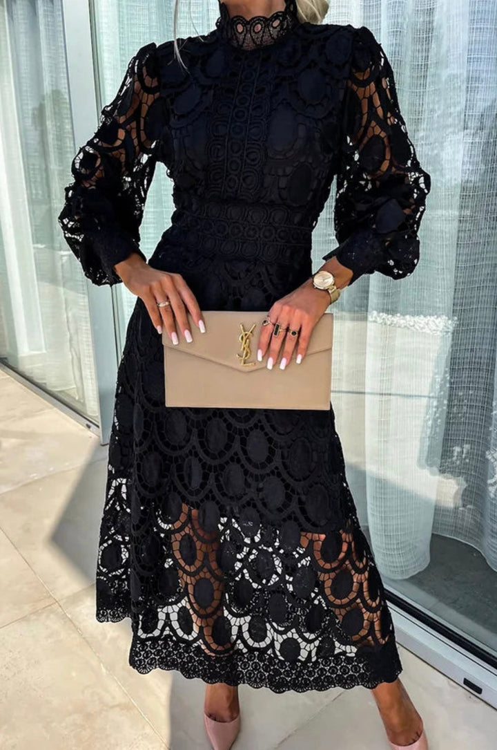Eimhear | Elegant Lace Midi Dress