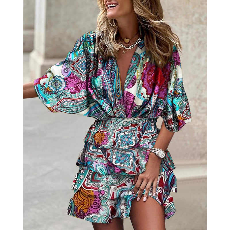Berba | Floral Midi Dress