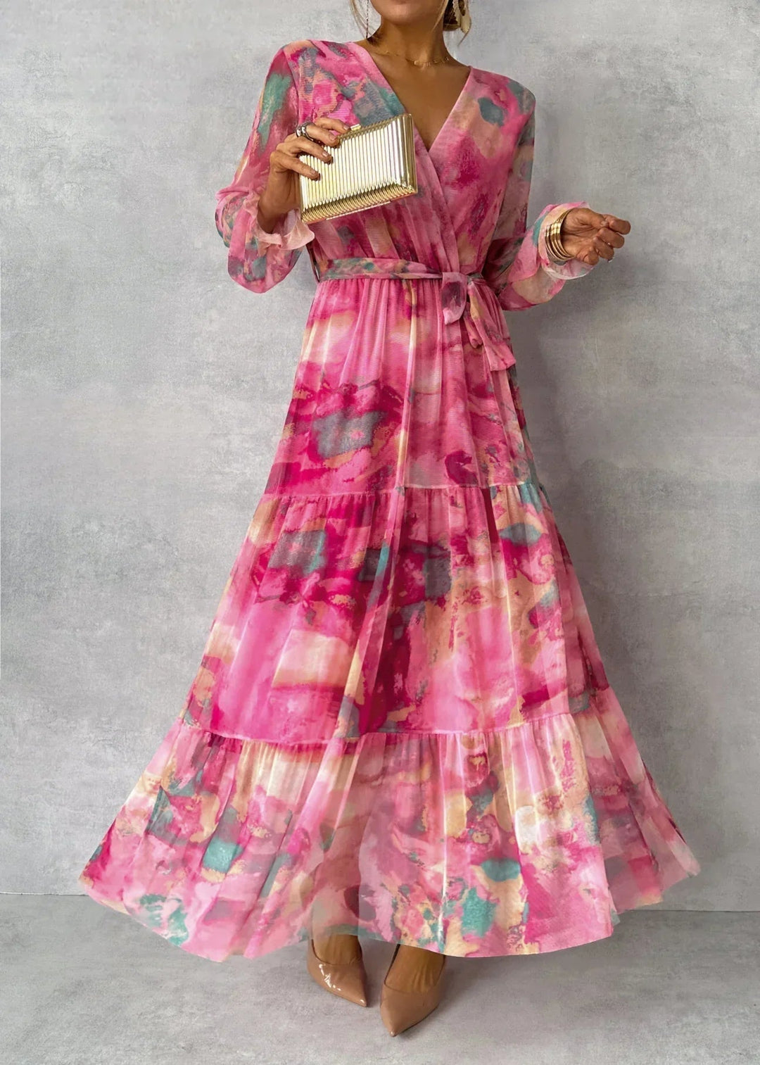 Carman | Floral Wrap Dress