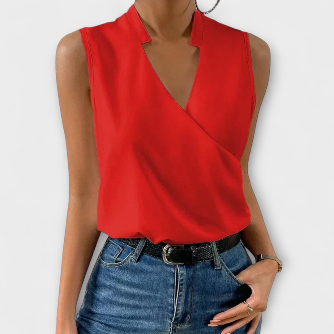 Clara | Elegant V-neck Top