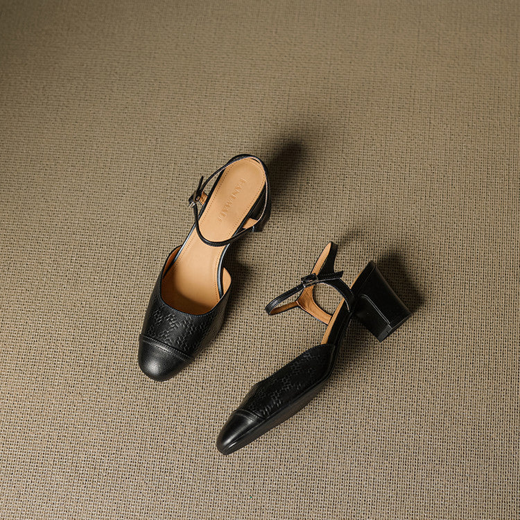 Elegant High Heels Made of Genuine Leather Valery