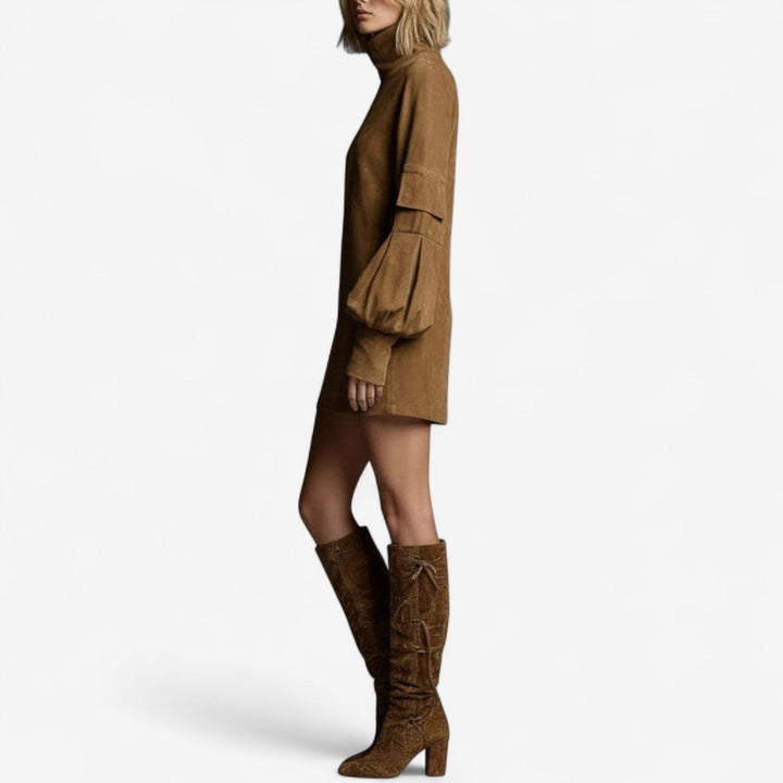 Tania™ Mini Dress with Collar