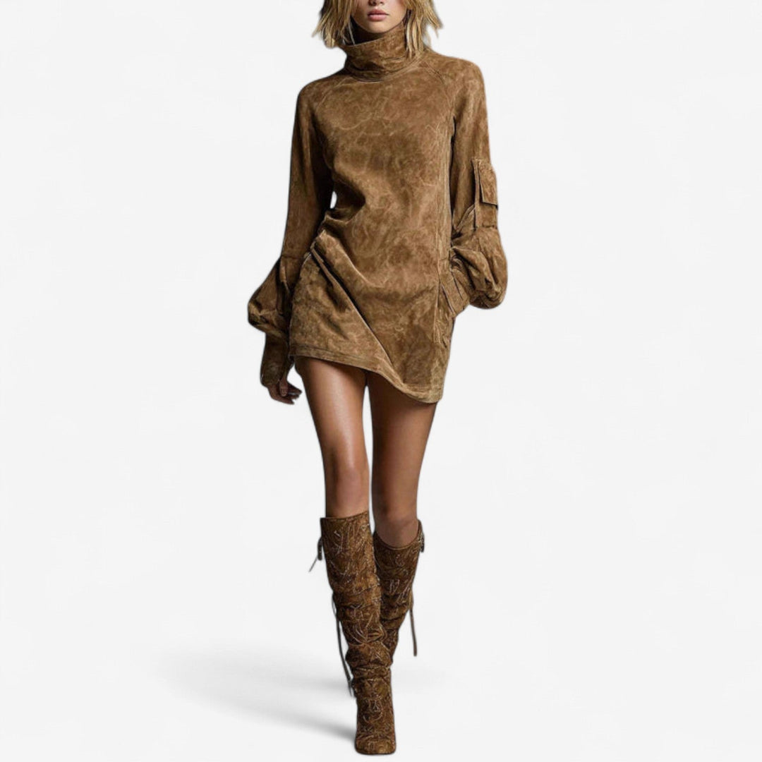 Tania™ Mini Dress with Collar