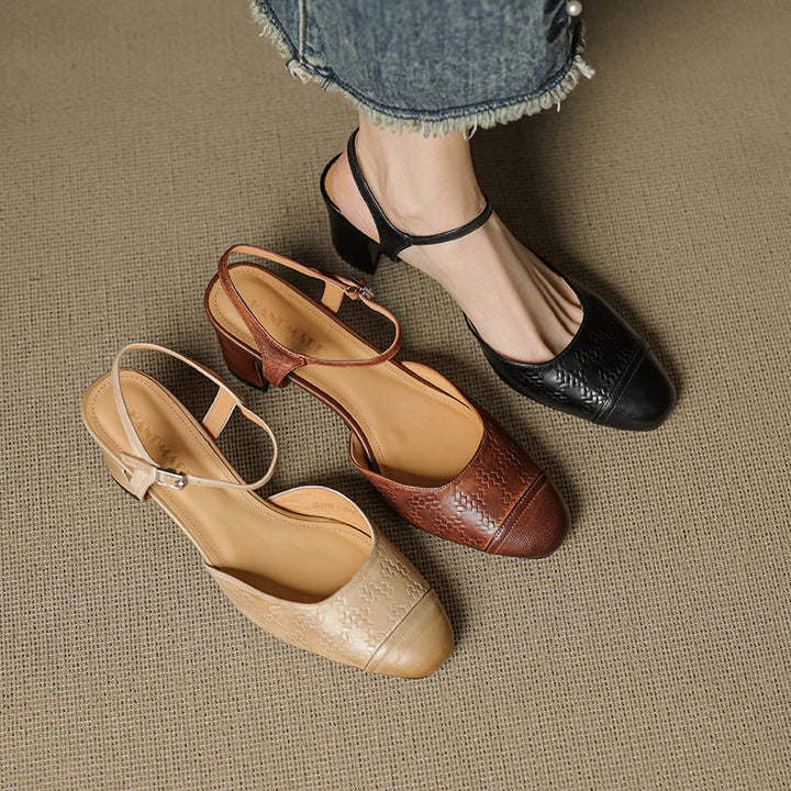 Elegant High Heels Made of Genuine Leather Valery