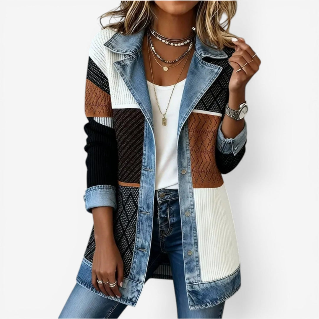 Emilia™ Blazer in blended denim
