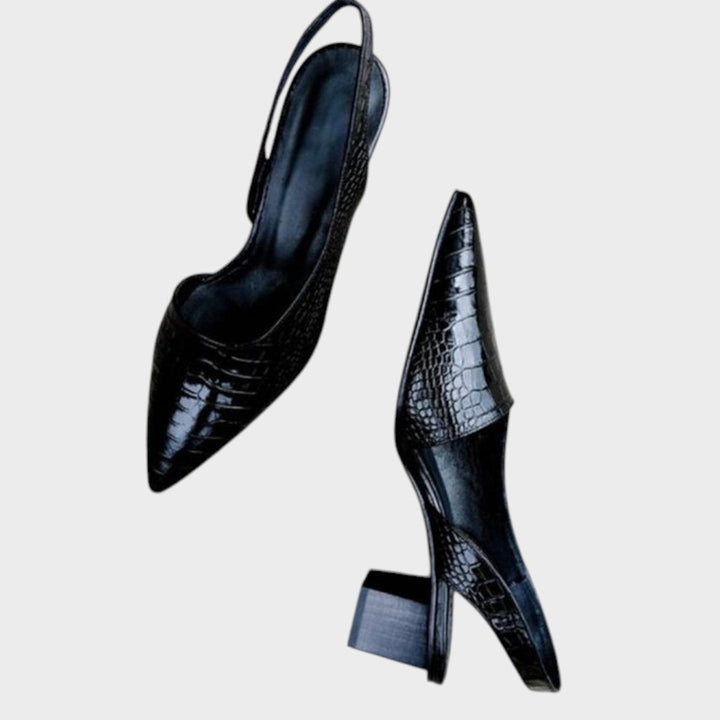 Mirela | Leather Stiletto Heels