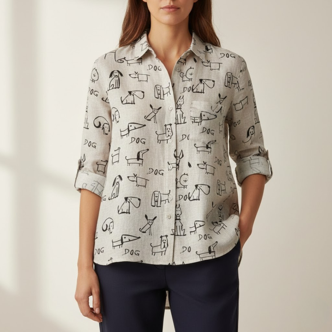 Patrizia – Linen Patterned Shirt