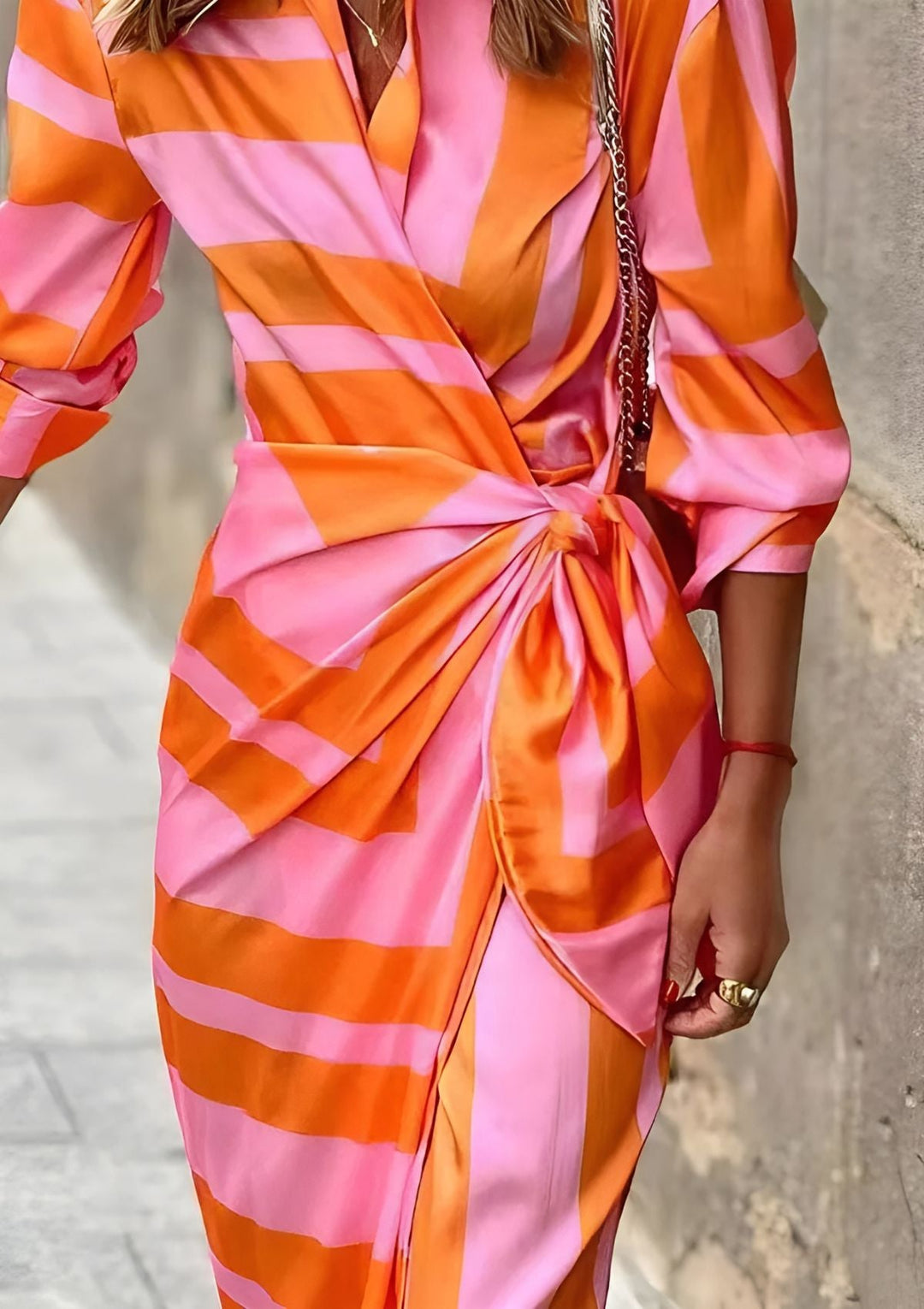 Olivia – Printed Wedding Guest Maxi Dress