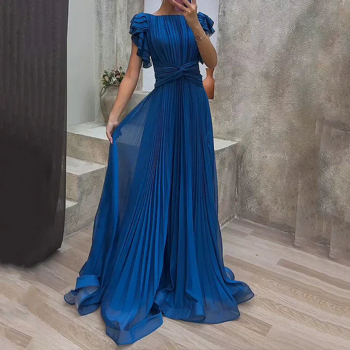 Rory | Pleated Wedding Guest Maxi Dress