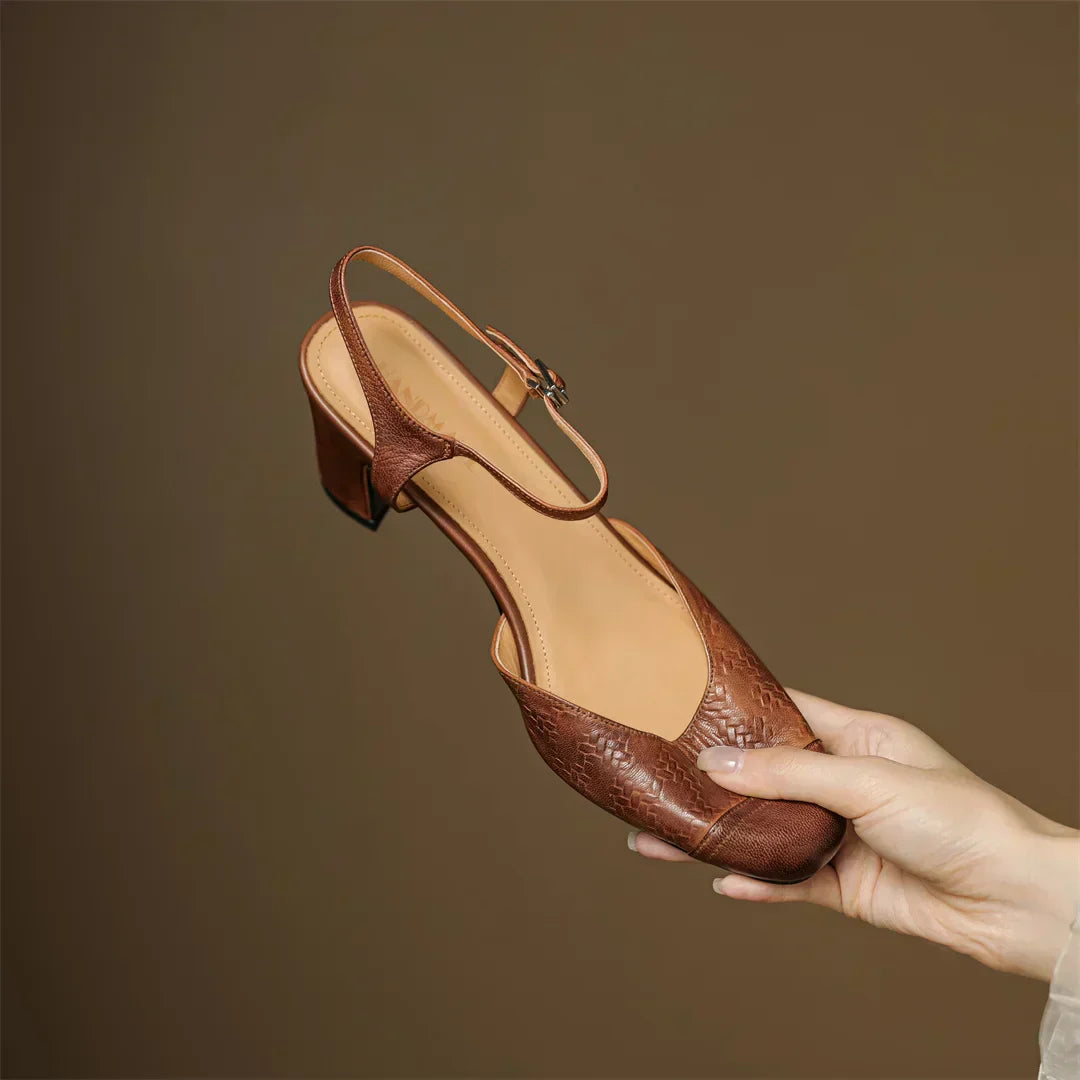 Elegant High Heels Made of Genuine Leather Valery