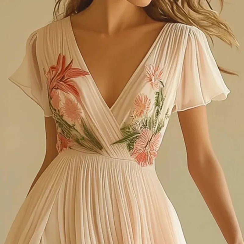 Amelia | Elegant Wedding Guest Maxi Dress