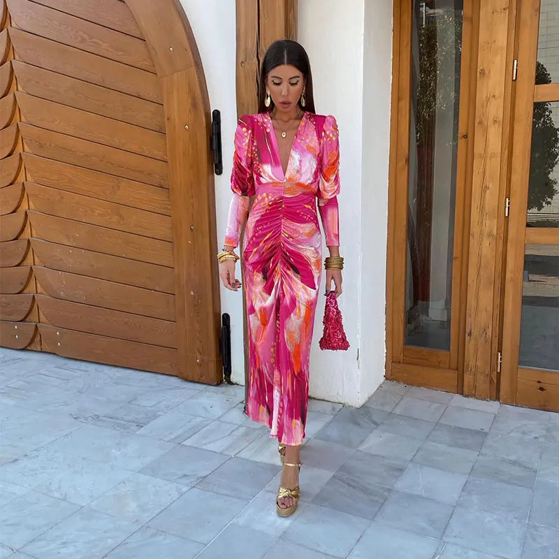 Chiara™ - Elegant Wedding Guest Maxi Dress