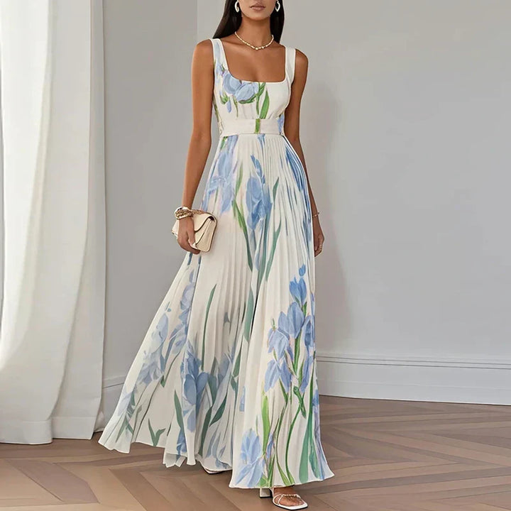 Lelia | A-Line Floral Maxi Dress