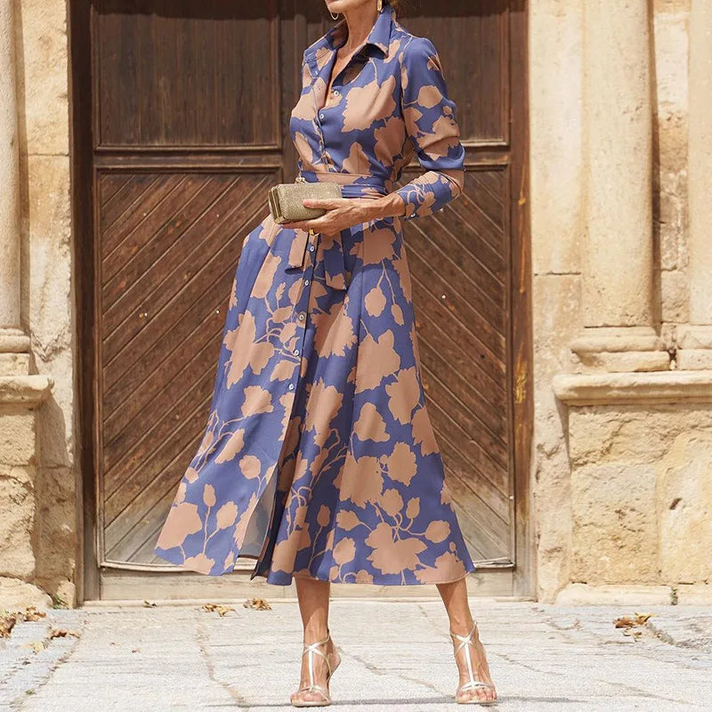 Peig | V-Neck Flowing Dress