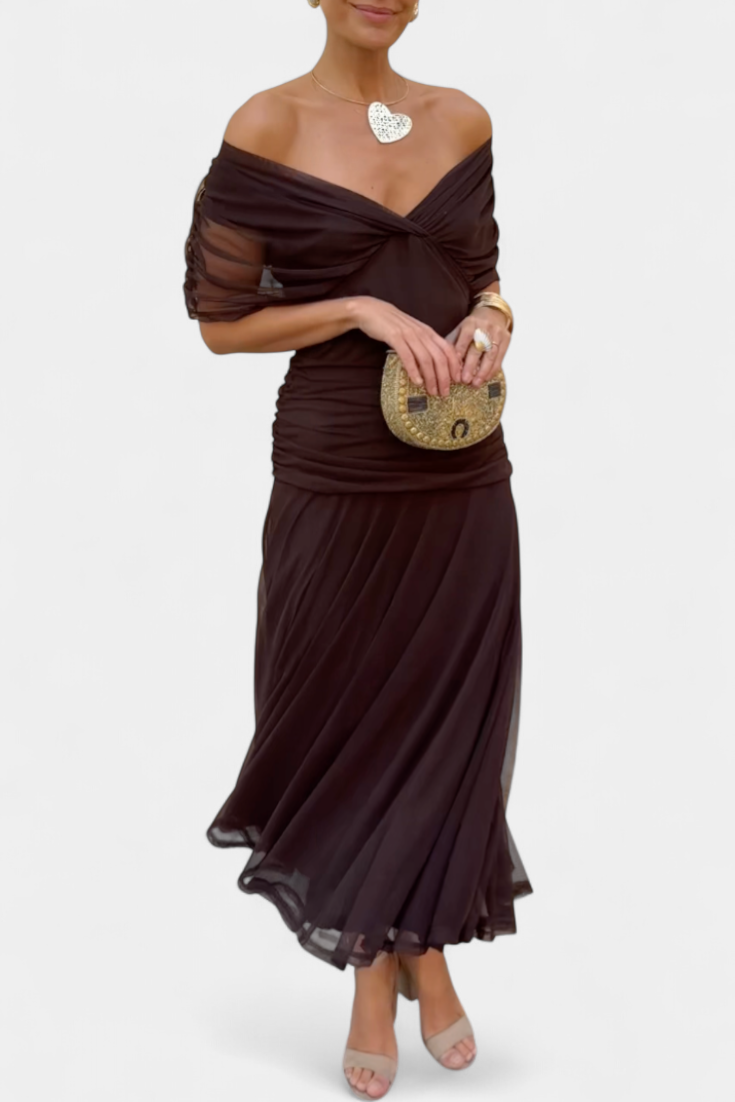 Gormfhlaith | Floral V-Neck Maxi Dress