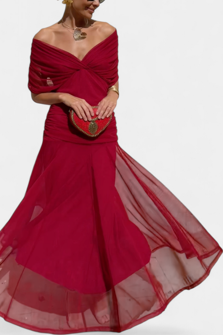 Gormfhlaith | Floral V-Neck Maxi Dress