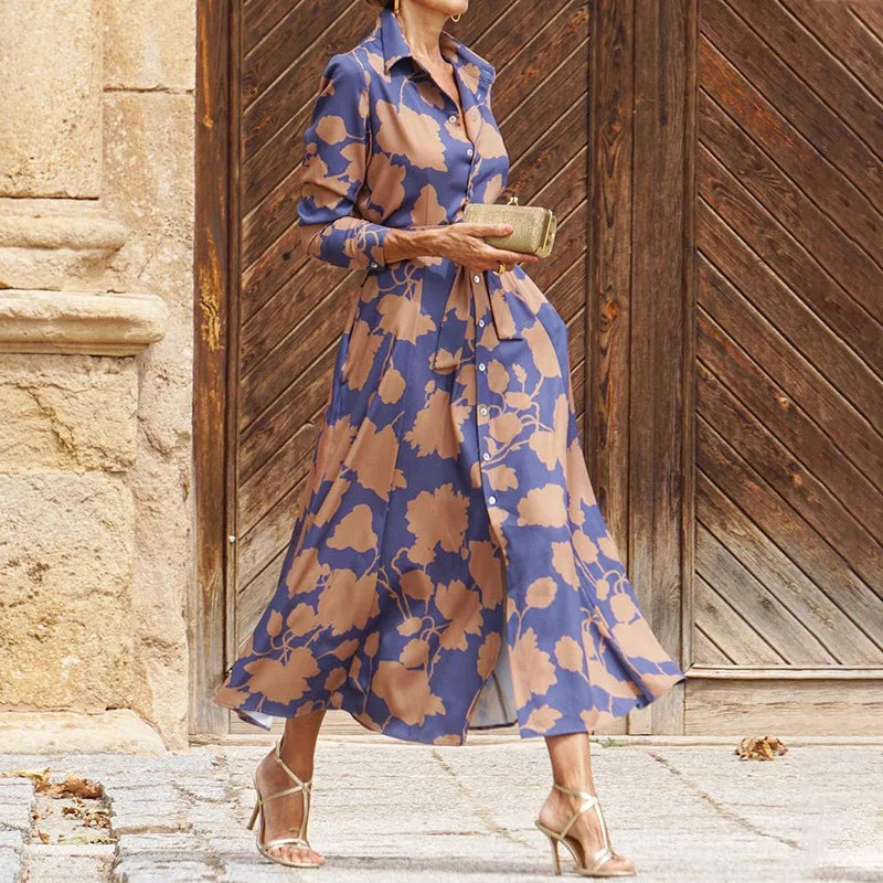 Peig | V-Neck Flowing Dress