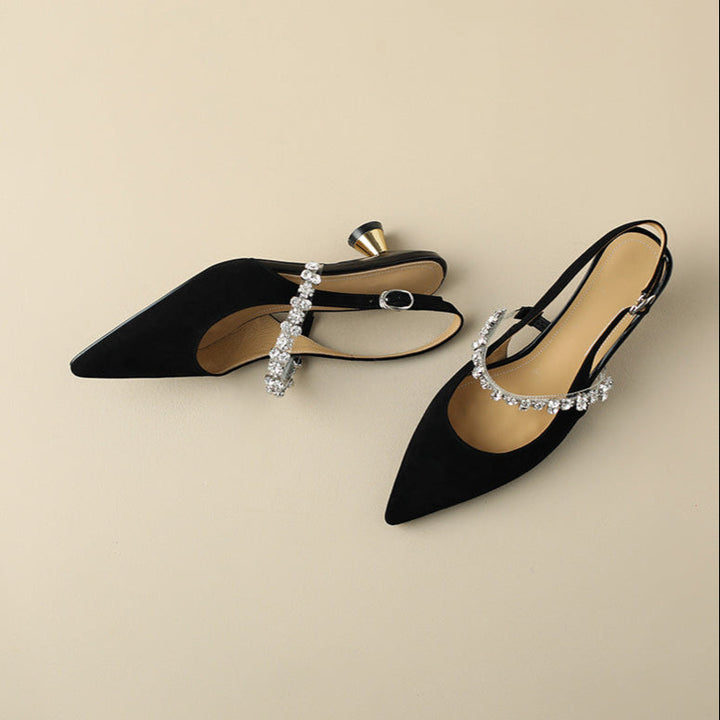 Elegant Low Heel Shoes Crysel