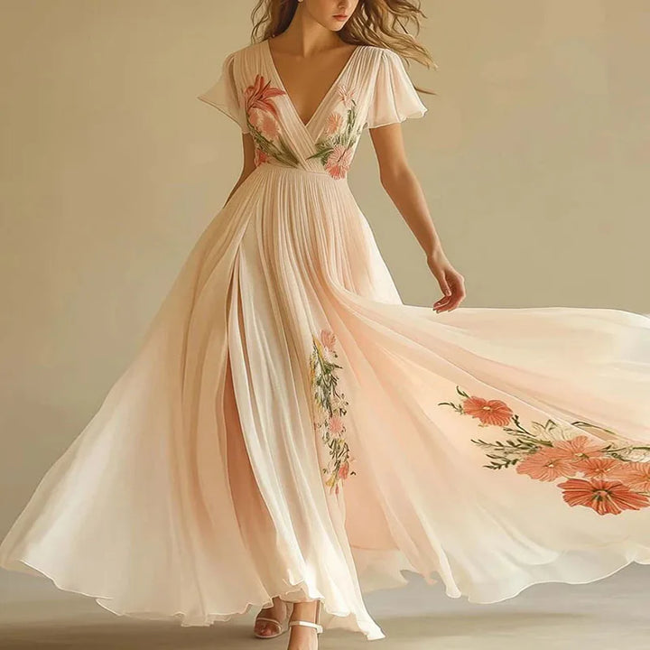 Amelia | Elegant Wedding Guest Maxi Dress