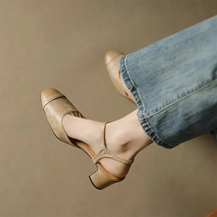 Elegant High Heels Made of Genuine Leather Valery