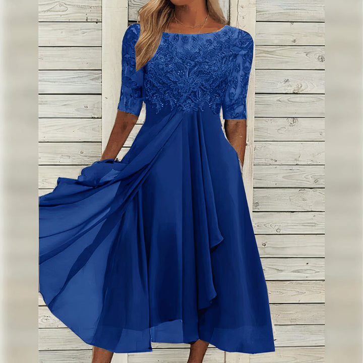 Banna | Elegant Lace Midi Dress